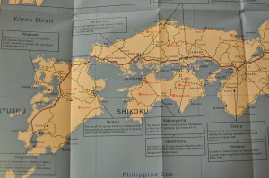 JR Pass - mapa połączeń pociągów typu Shinkansen w Japonii
