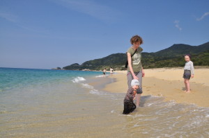 Inakahama przepiękna plaża na Yakushimie