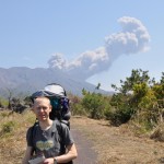 Nasz pierwszy wybuch wulkanu Sakurajima