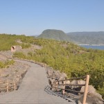 Szlak do punktu obserwacyjnego na wulkan Sakurajima