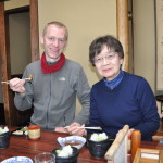 Suwa posiłek w japońskiej restauracji