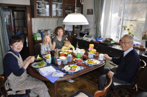 Śniadanie w japońskim domu
