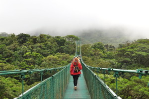 Wiszące mosty w Monteverde