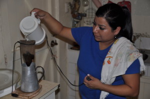 Chorreador - tradycyjny sposób serwowania kawy