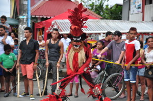 Diably karnawal w Bocas del Toro