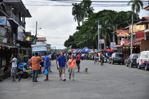 Główna ulica w Bocas del Toro