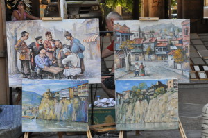 Obrazy w Tbilisi