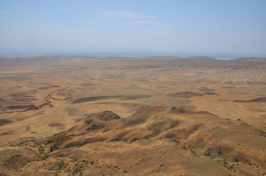 Panorama Aazerbejdżanu z Monastyru Udabno
