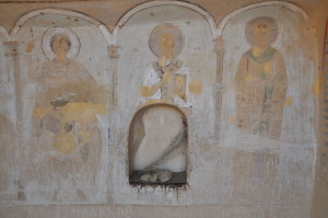 Freski w monastyrze Udabno